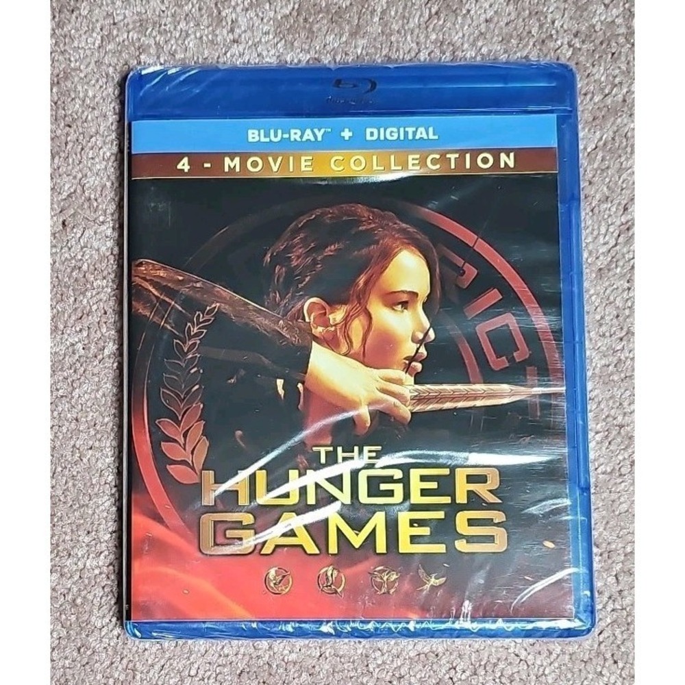 The Hunger Games 4-Movie Collection Blu-ray + Digital (THG, CF, MJ 1&2)